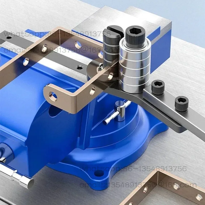 Manual Easy Flat Iron Bending Machine Steel Wire Small Wire Copper Row Round Steel Bending Machine Bending Tool