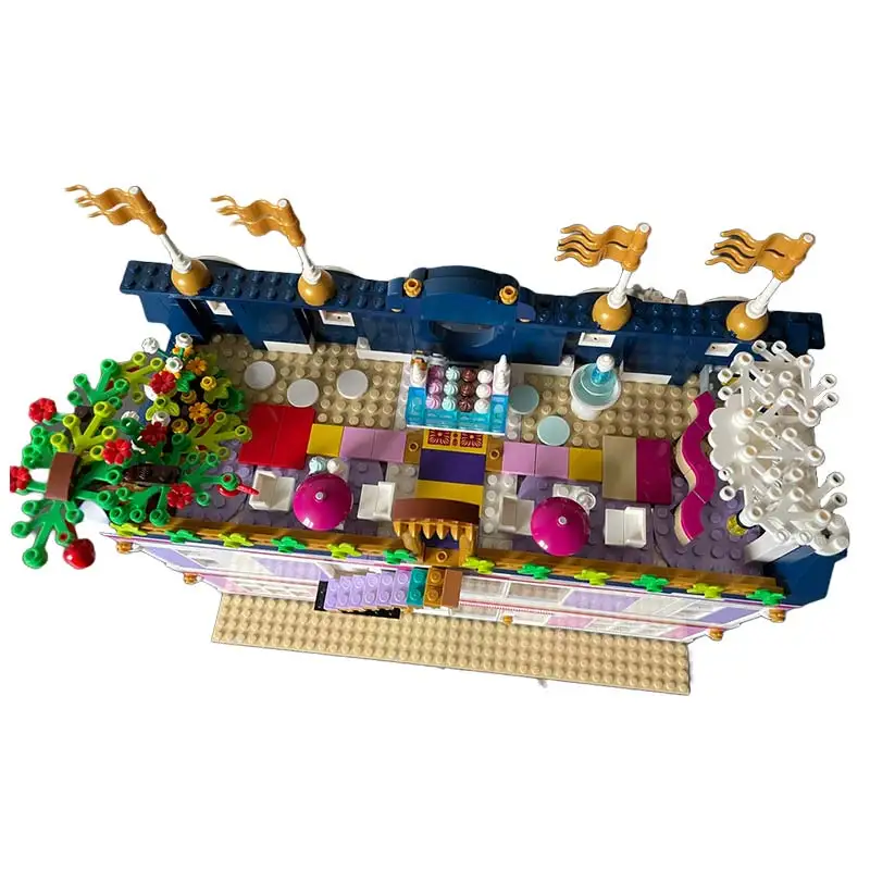 MOC- 129051   モジュラーアーキテクチャグランドホテルモデルビルディングブロックアセンブリシニアレンガパズルおもちゃ子供の誕生日プレゼント