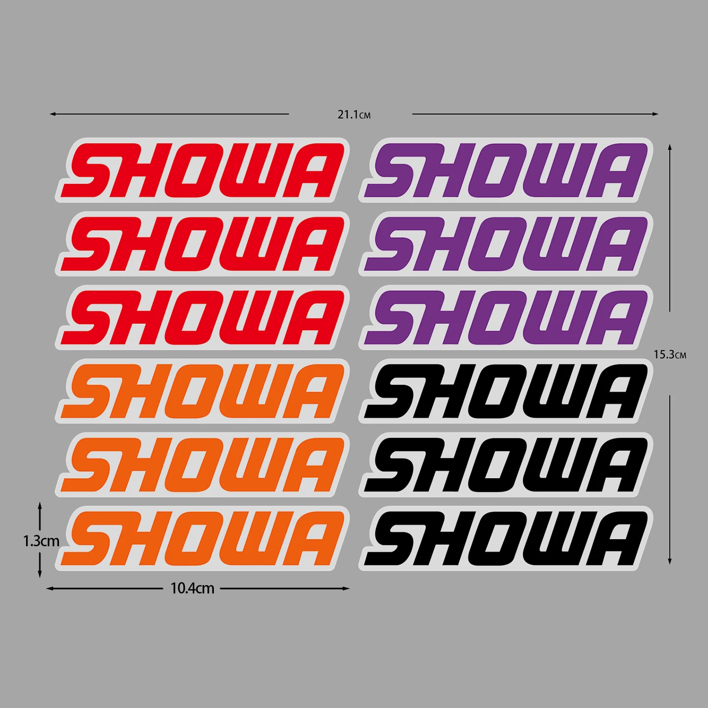 UV Transparent Showa Motorcycle Stickers Motocross Front Forks Shock Absorbers Decor Accessories Decals For Forza 350 PCX 160