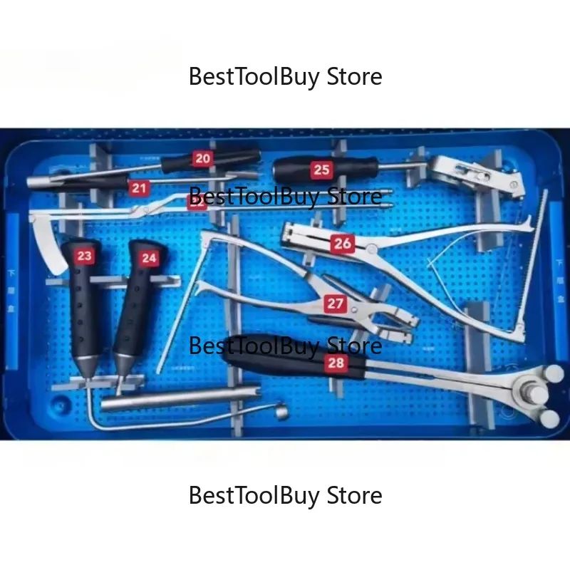Thoracolumbar posterior nail rod minimally invasive special equipment Measuring plate set