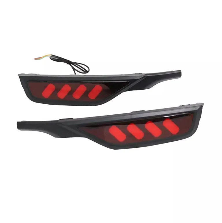 مصد السيارة الخلفي ضوء لهوندا صالح جاز الضوء الخلفي 2018 ~ 2019y LED اكسسوارات السيارات الضوء الخلفي لهوندا جاز الخلفي الضباب #6