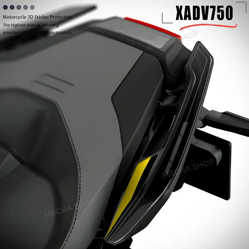 Motorcycle Passenger Handle 3D Sticker Decals for X ADV XADV 750 X-ADV XADV750 2025 2026