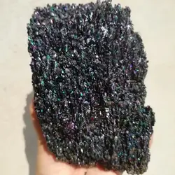 Wholesale Healing Stone Mineral Specimens Raw Stones Colorful Carborundum Seven Color Ore Rough Cluster For Home Decoration