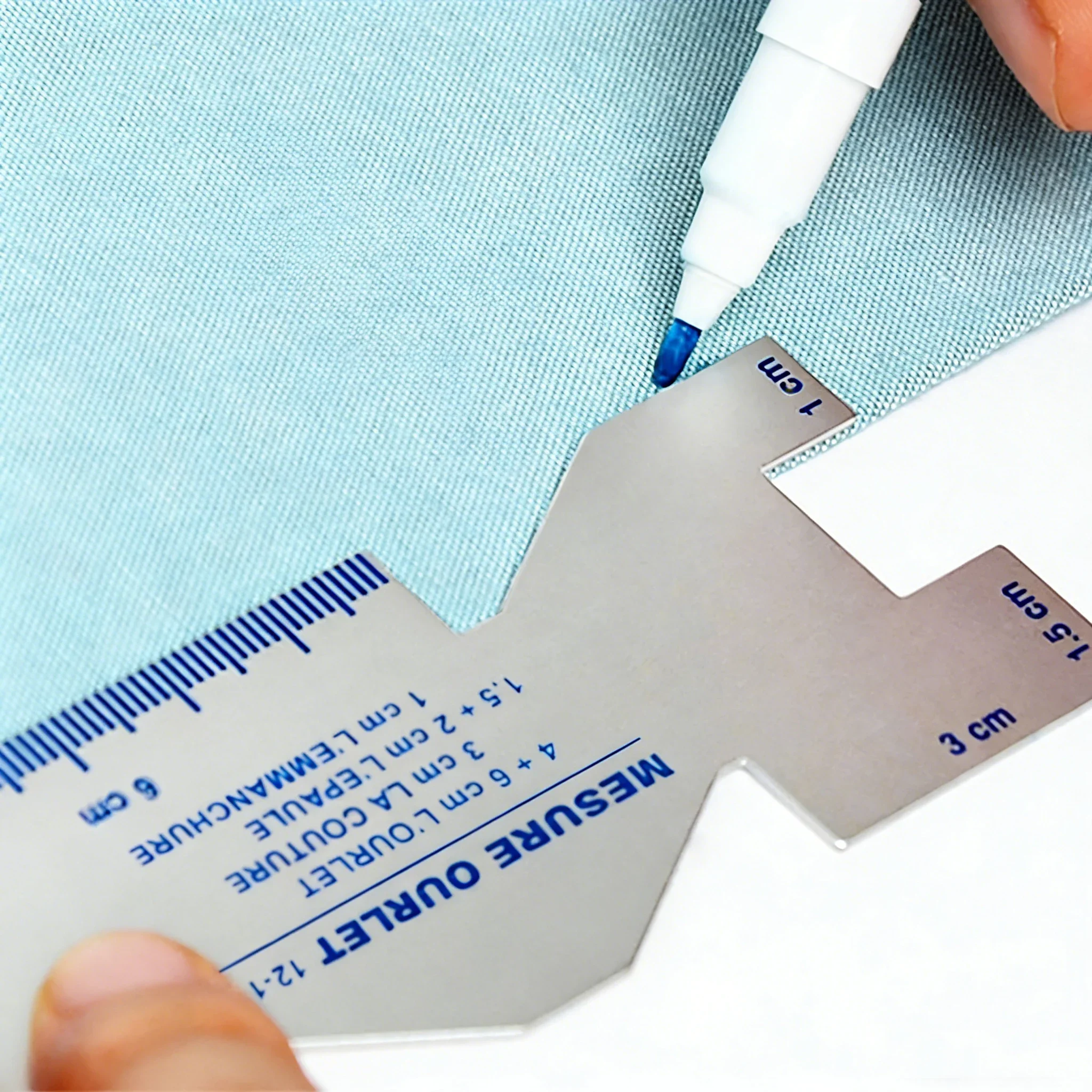 Quilting Ruler & Seam Gauge | Precision Sewing Template for Patchwork | Professional Craft Measuring Tool