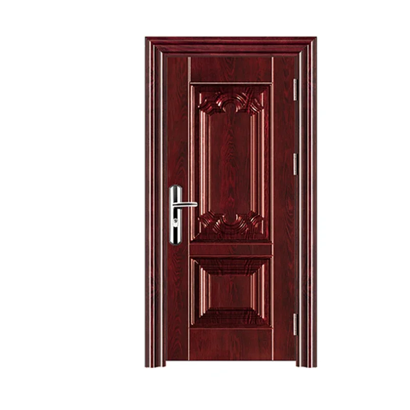 China Factory Single Double New Turkish Door Design Turkey Entrance Exterior Iron Metal Security Steel Door