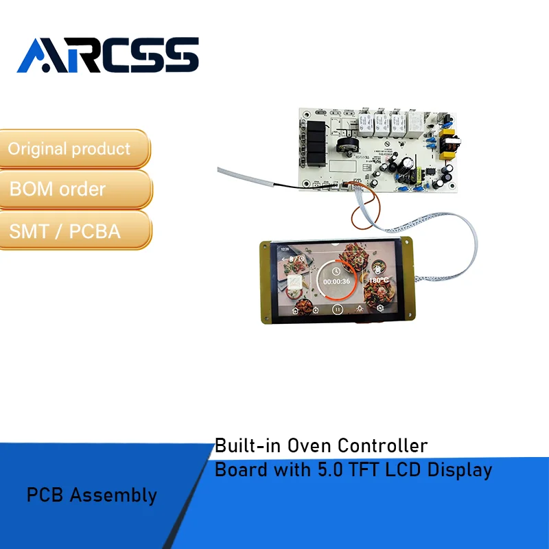 Papan Pengontrol Oven Terintegrasi dengan Layar LCD TFT 5.0
