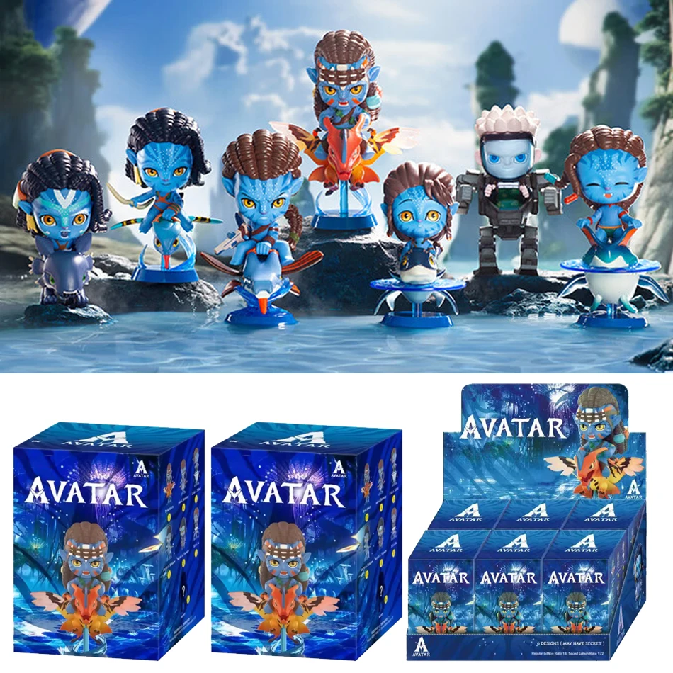 

Avatar 2: The Way of Water Figures - Large Head Chibi Style Jack, Sam and Neelix Trendy Toys Car Dashboard Home Decor