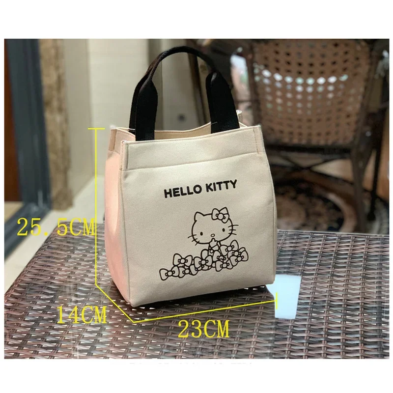 Sanrio Hello Kitty Portable Cosmetic Bag Makeup Case Wash Bag Women Makeup Purse Lunch Box Bag Kawaii Handbag Organizer Bentoy