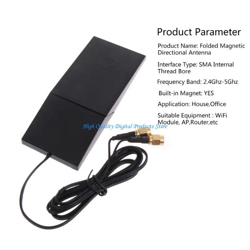 U2JE 93cm Dual Band 2,4GHz/5GHz Antenna esterna per laptop Adattatore wireless WiFi Card Ax210ngw Router wireless