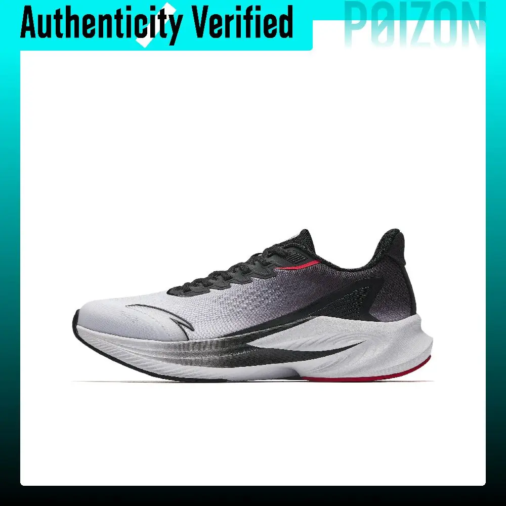Anta Stinger 6 Breathable Low top A SHOCK Technology Physical Fitness Test & Exam Running Shoes Men's White Black 912515511-3