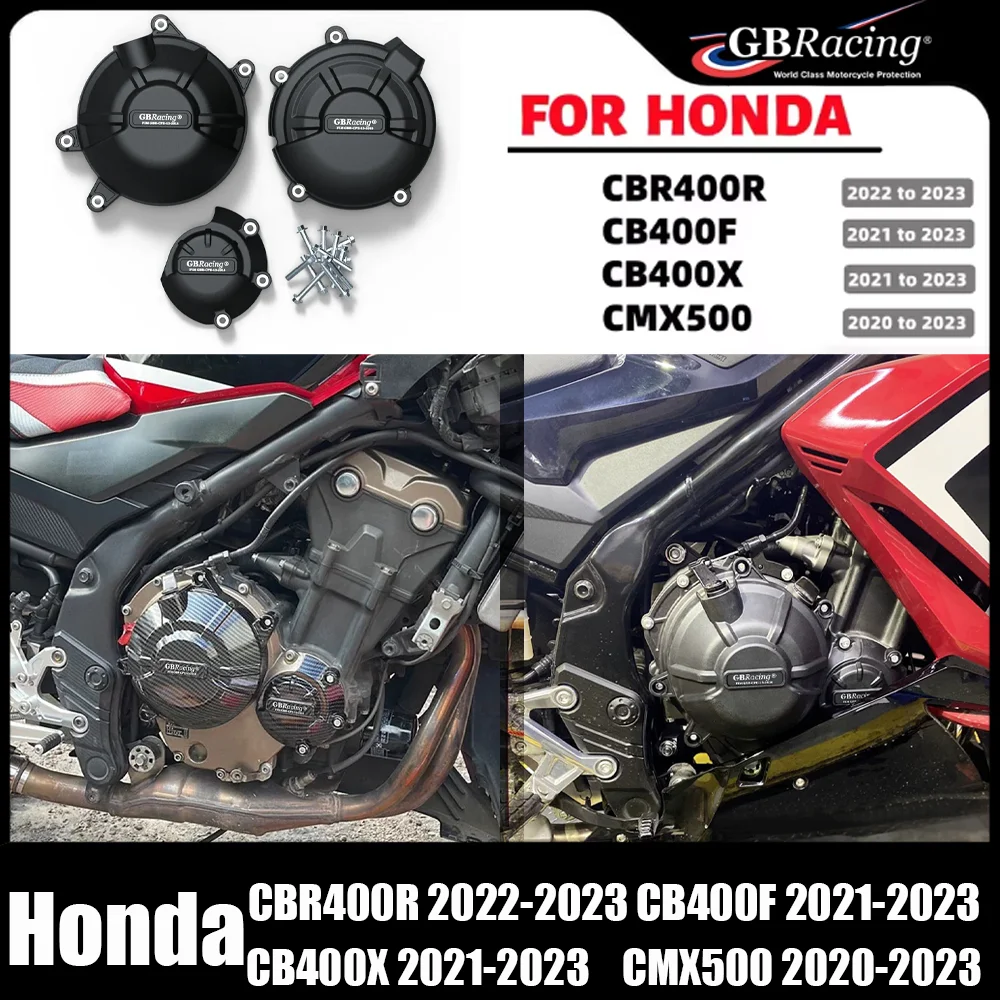

GB Racing Motorcycle For HONDA CMX500 2020-2023 CBR400R 2022-2023 CB400X 2021-2023 CB400F 2021-2023 Engine Protective Cover Body