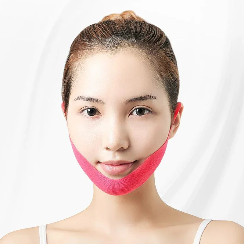 Ear Hook Double Chin Facial Mask Face V Shaper Face Lifting Up Mask Slimming Line Wrinkle Remover Face Skin Care Slim 1 Box 5pcs