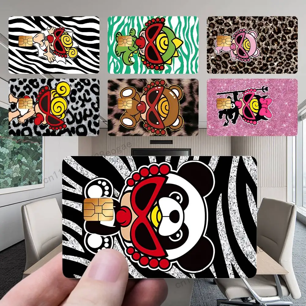 

Funny H-Hysteric Cute M-mini Decorative Credit Card Skin 4PCS Protection Card Stickers Creative Credit Debit Card Stickers
