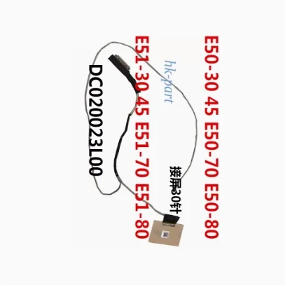 Suitable for Lenovo E51, E50-30, 45, E50-70, E50-80 Screen Cable DC020023L00, 10pcs