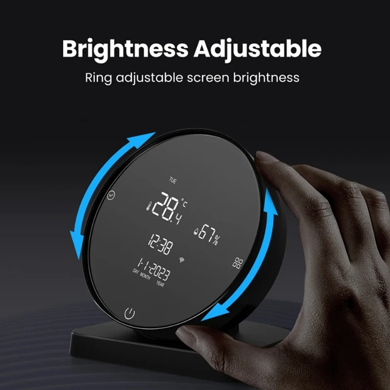 Tuya Wifi Infrared Remote Control, Accurate Display Of Temperature And Humidity, Suitable For Alexa Google Home New