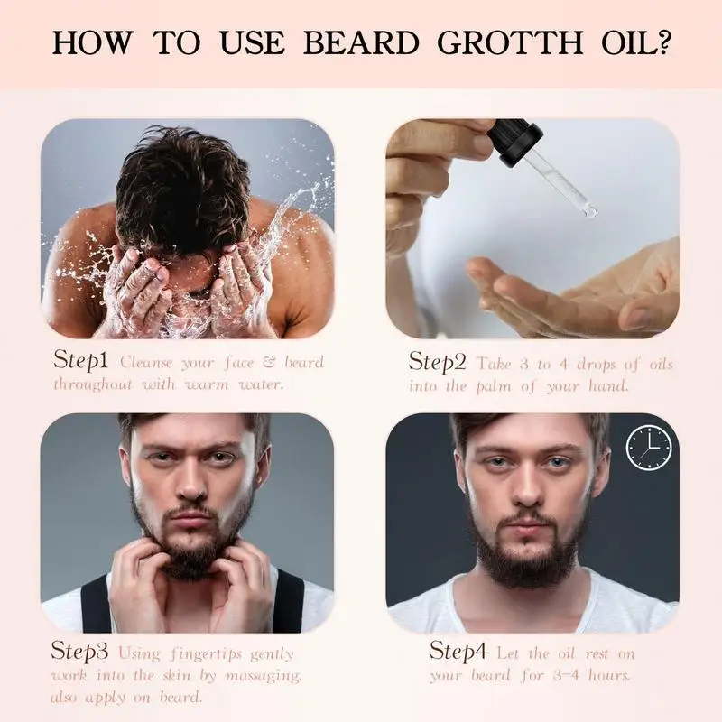 Uomini olio naturale per la crescita della barba idratante levigante strumenti per la crescita dei capelli Dashing Gentlemen Beard Oil Conditioner cura della barba