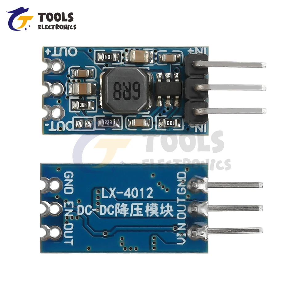 DC-DC Buck Module Mini 1.2A Buck Converter Power Module 5-40V to 5V/12V DC-DC Three-terminal Regulator