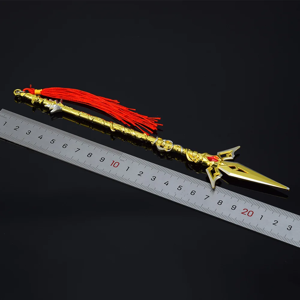 Perfect World Anime Perifere Wapen Model 22cm Volledig Metalen Ambachtelijke Ornament Model Cosplay Middeleeuws Zwaard Katana Middeleeuwse Schwert