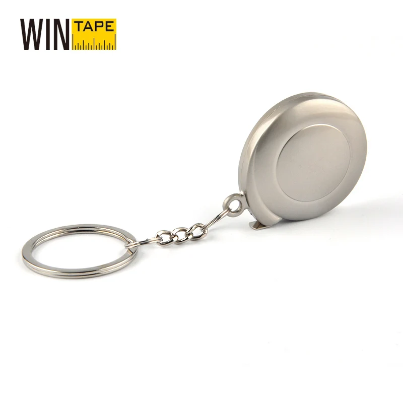 Wintape-mini Ferramenta de Medição de Fita Telescópica Design de Corrente Chave de Medição 1m Aço Inoxidável
