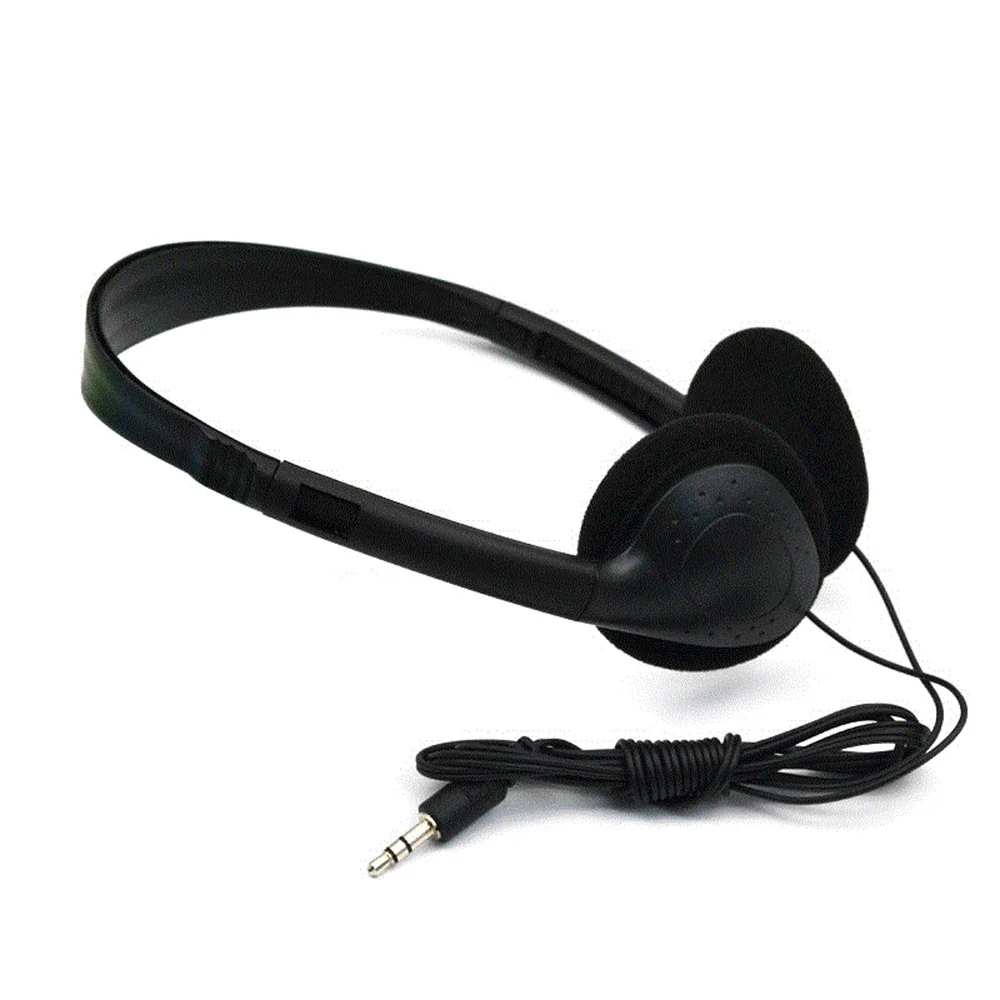 Universal 3.5mm Wired Computer Headphone No Microphone Gaming Headset Noise Canceling Sports MP3 Earphone Wired Stereo Headset