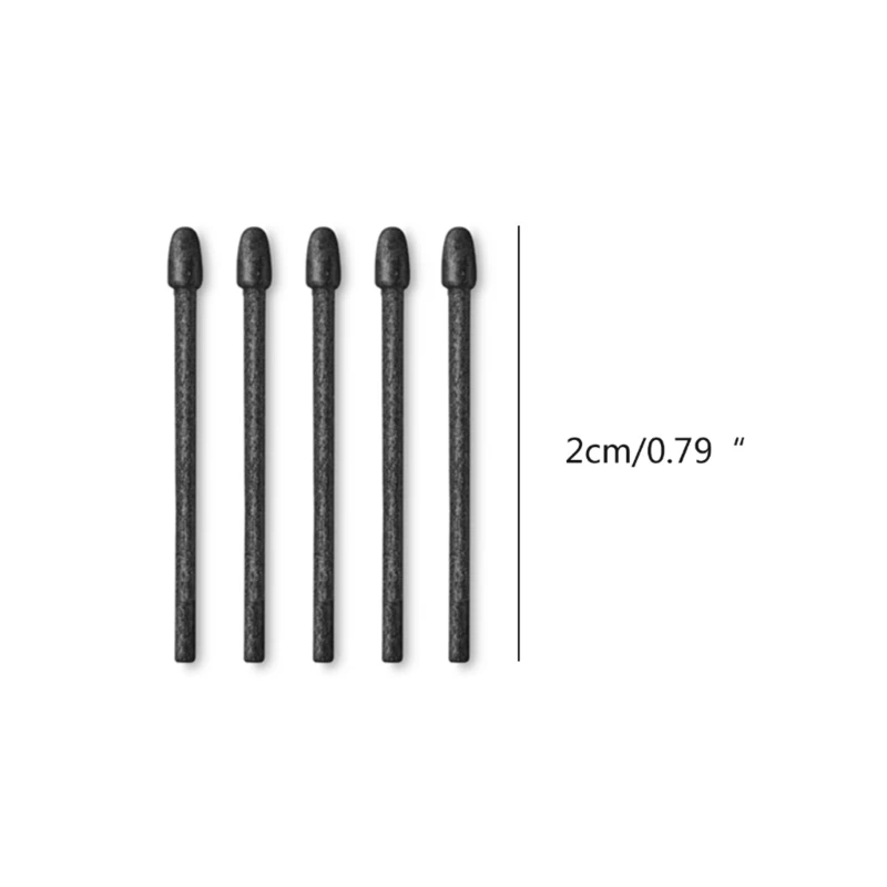 Pontas caneta fibra poliéster, pontas sobressalentes para kindles, caneta escrita, recargas 2cm,