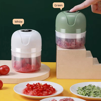 1 portable meat grinder USB rechargeable electric garlic chopper 250ML mini food chopper vanilla vegetable chopper blender