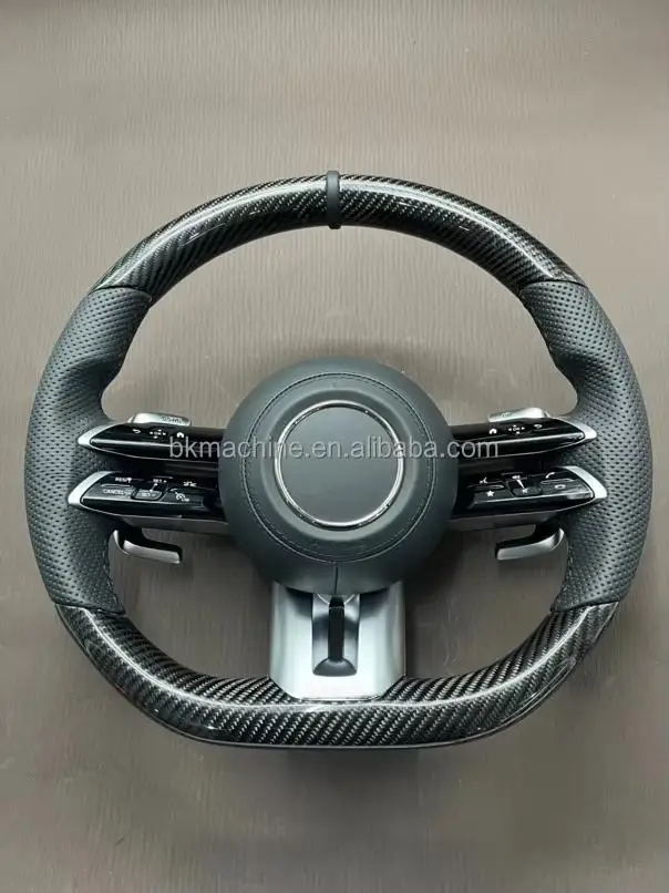 Hot Sale High Quality Racing Car  Steering Wheel Custom Real Carbon Fiber Car Steering Wheel