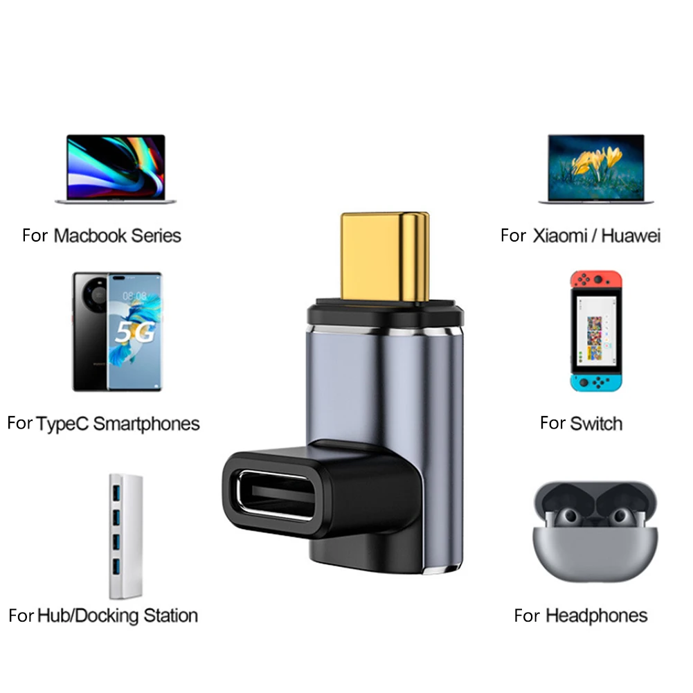 Pd 100 واط نقل البيانات السريع سبائك الألومنيوم Usb4.0 40gbps نقل البيانات موصل عالية السرعة دعم 8k 60hz ل Thunderbolt 4