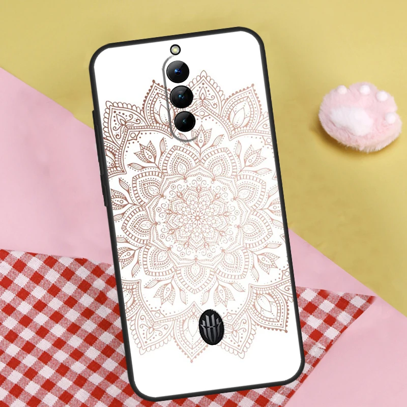 Boho cigano boêmio caso para zte nubia magia vermelha 6 7 6s 7s pro 5g 6r redmagic 10 ar 8s 9s 8 9 10 pro mais capa