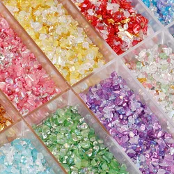 20g Glass Crushed Stone Irregularity Crystal Gravel Filling For DIY Epoxy Resin Mold Filler Crafts Decorative Nail Art E1119
