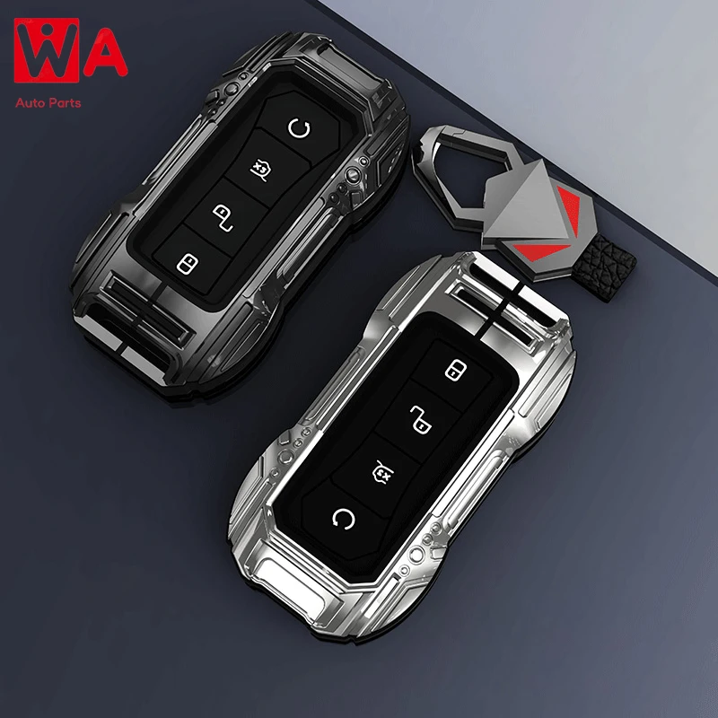 

Key Case Cover For BYD Song Plus Atto 3 Han EV Tang DM Qin Seal Dolphin Zinc Alloy Remote Fob Holder Keychain Car Accessories