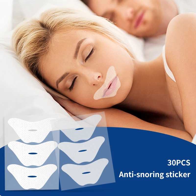 30 adet Anti Horlama Uyku Şeritleri Etiket Nazik Daha Az Ağız Mühür Bandı Durdurma Horlama Ağız Düzeltme Etiket Bandı