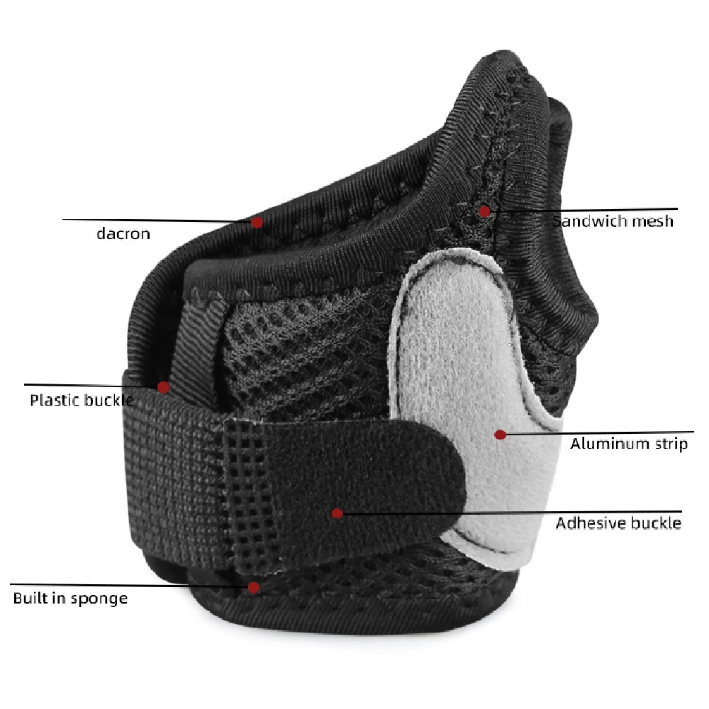 1PCS Adjustable Thumb Splint Brace with Moldable Aluminum, CMC Stabilizer Wrist Guard for Trigger Thumb,Typing Housework Sports