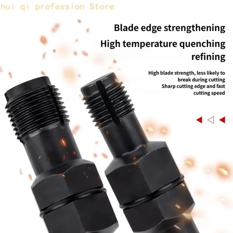 Doppelseitige Funkenkerze Gewinde Chaser 10mm-12mm 14mm-18mm Metall Konstruktion Für Automotive reparatur H8WE – Detail 3