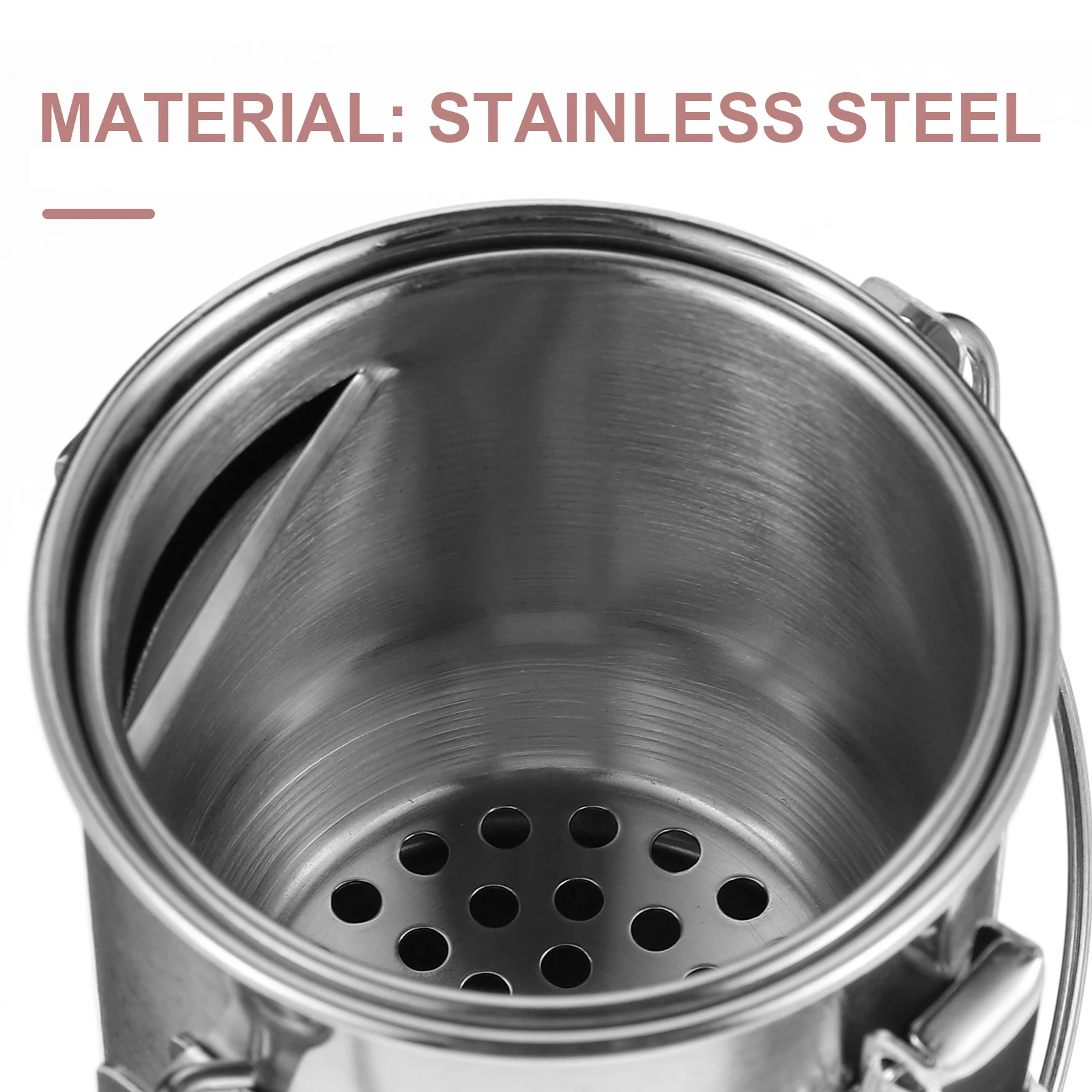 

1Pcs Durable Stainless Steel Painting Brush Washing Bucket Oil Paint Brush Cleaner Artist Studio Tool Painting Pen Wash Bucket