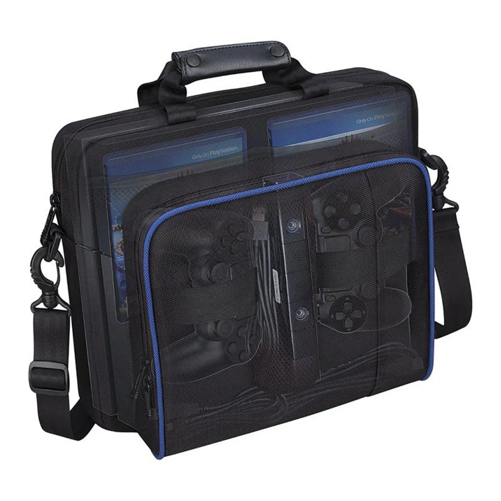 

Portable Handheld Carrying Case Game Console Bag for 4 Organizer Lightweight Shockproof Scratch Resistant with Hand