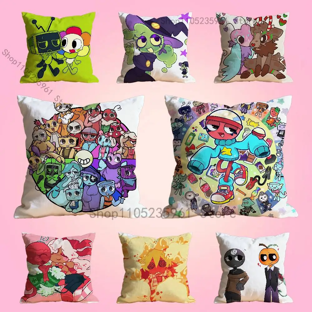 

D-Dandys W-WorldS Pillowcase for Sofa Room Office Decor Printing Protector Cushion Cover Valentine gift Custom