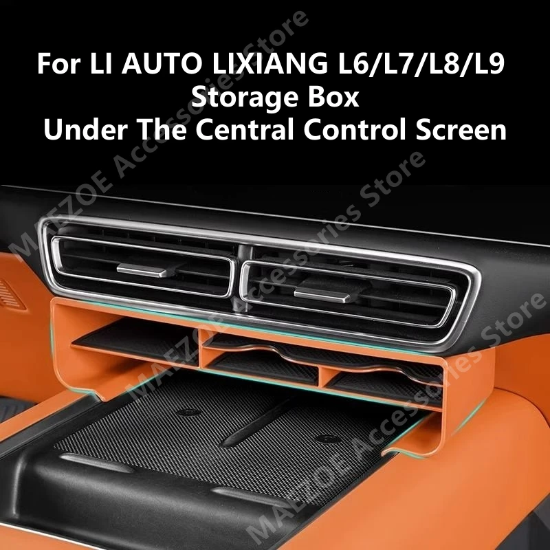 For LI AUTO LIXIANG L6/L7/L8/L9 Storage Box Under The Central Control Screen,Car Interior Modification Accessories Refit