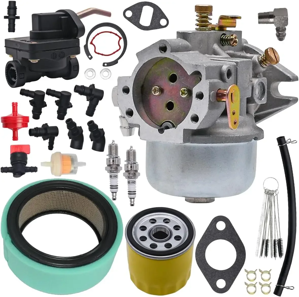 52-053-09 52-053-18 52-053-28 Carburetor for Kohler Magnum M18 MV18 M20 MV20 KT17 KT18 KT19 K-Twin Engines with Fuel Pump