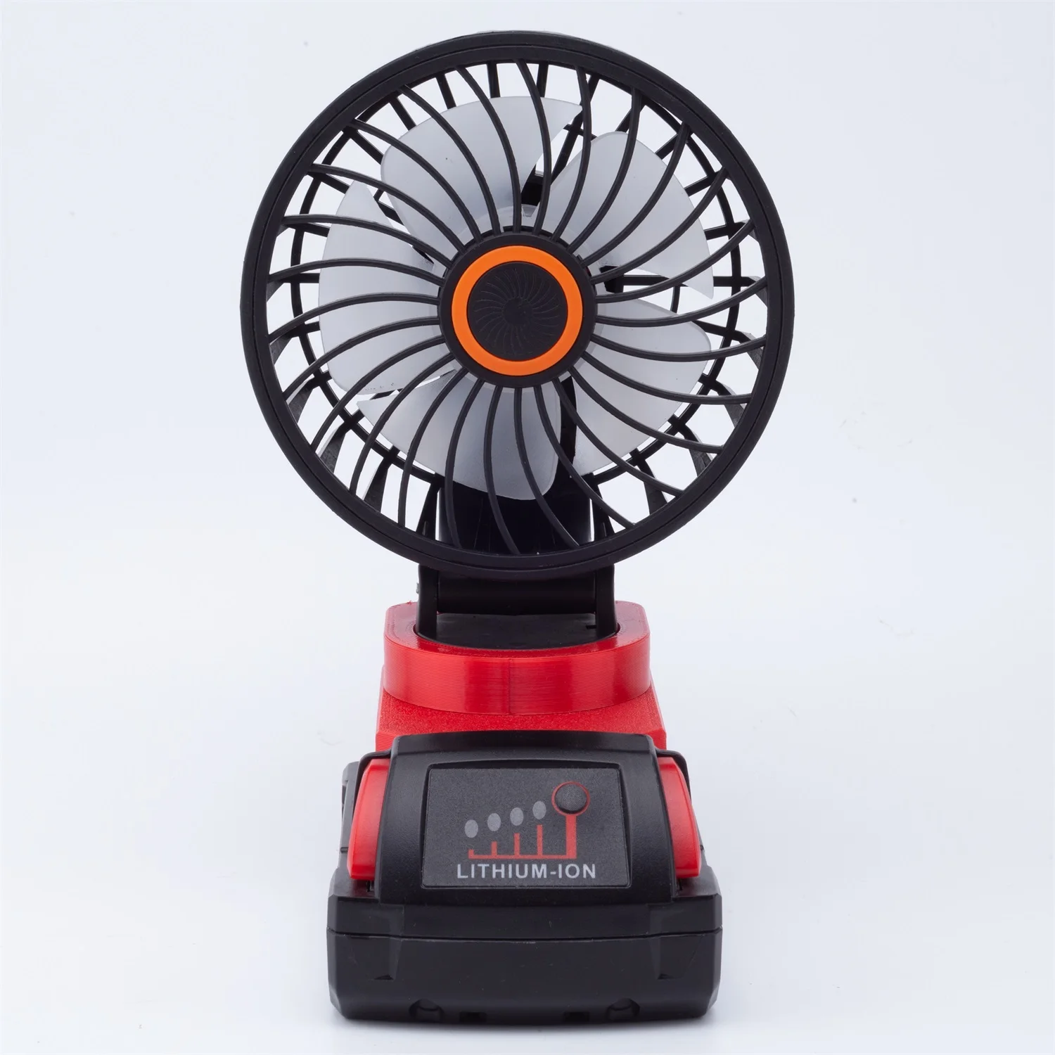 Fan for Milwaukee 18/20V Li-Ion Battery Adapter Bare Tool Cordless Fan Portable Workshop Field Fan (Battery Not Included)