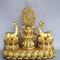 Copper Statue pure copper, Shuangyang, Chengxiang, living room, home furnishings, handicrafts, brass, creative, yangfen