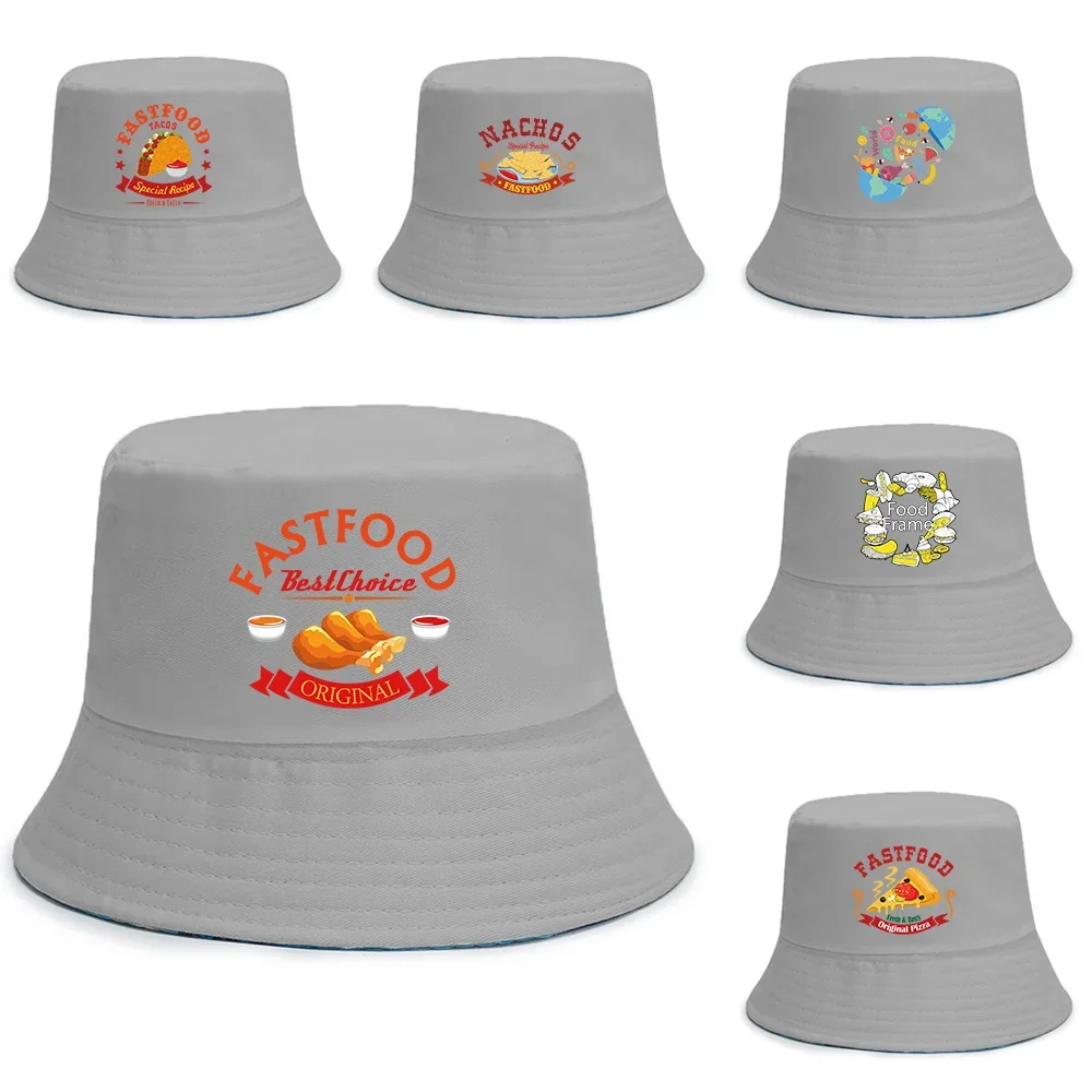 

New Unisex Cotton Bucket Hats Women Summer Sunscreen Panama Hat Men Sunbonnet Fedoras Outdoor Fisherman Beach Cap flamingo Print