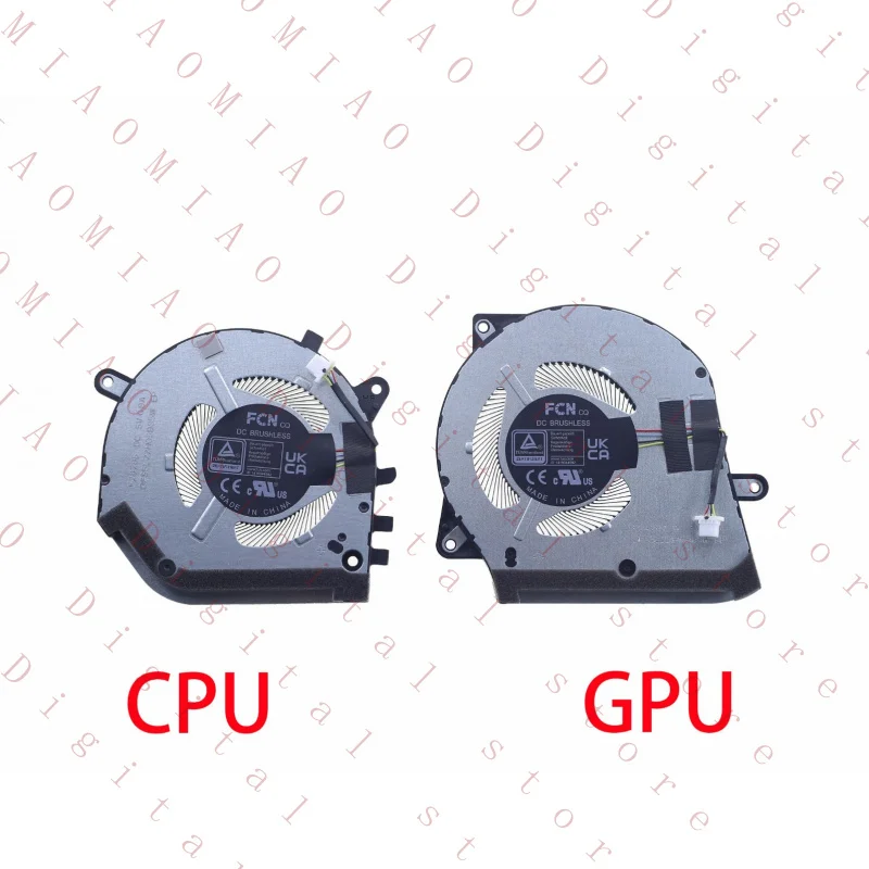 RM   Laptop CPU GPU Cooling Fan for ASUS Vivobook 16 V3607 V3607V V3607VJ
