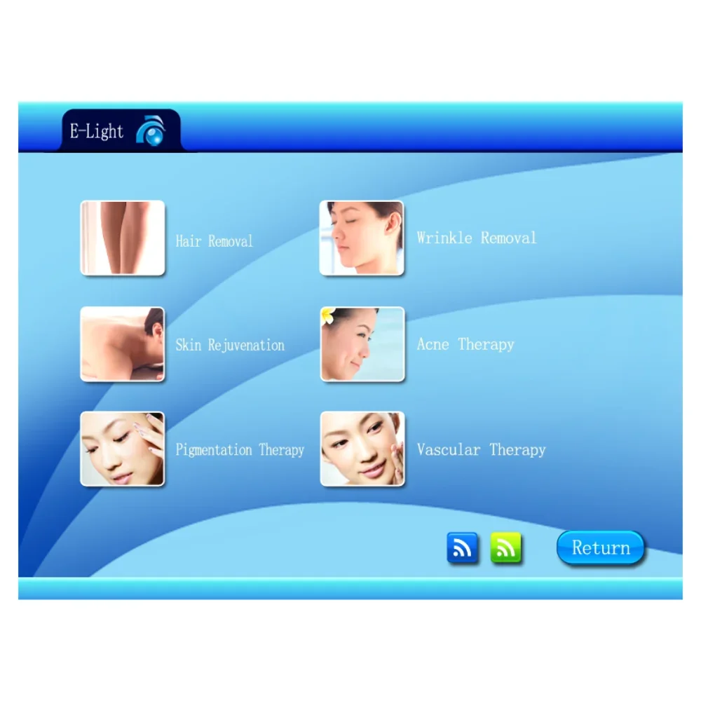 IPL screen including control card for super hair removal OPT Display 8 inches or 10.4 inches DWIN real colorful touch