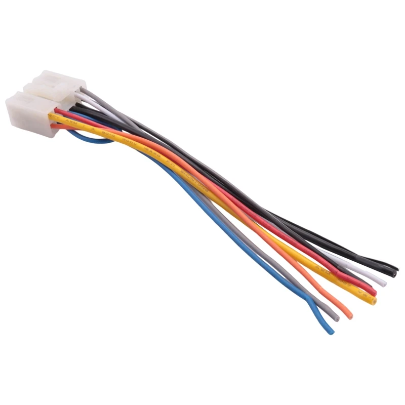 Universal Stereo Cd Player Wiring Harness For Toyota/Scion/Subaru Wire Adapter Aftermarket Radio Plugs 2 Pair