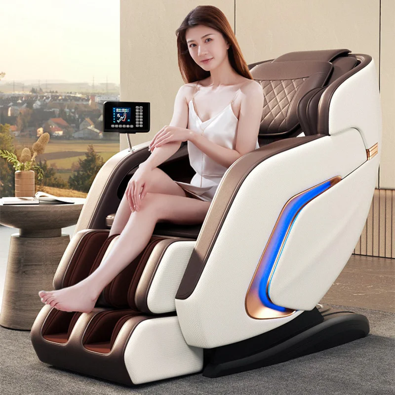 JR-V7 Luxury Intelligent 4D Stretching Massage Chair Automatic Zero Gravity Heating Massage Chair with Bluetooth Music