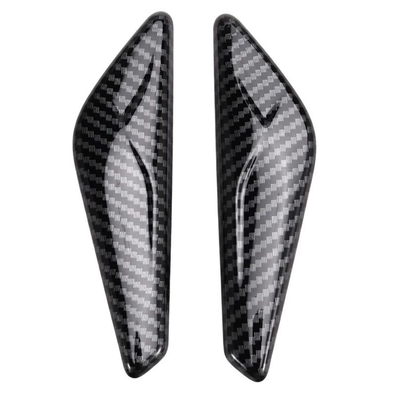 Car Front Side Fender Carbon Fiber Trim Finisher 51117338569 51117338570 For BMW X3 F25 2011-2018 X4 F26 2014-2021