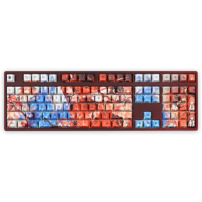 Capuchons de clavier en PBT, 108 touches, Anime DATE A LIVE, profil Cherry 61/87 /104/108 interrupteurs Cherry MX, clavier mécanique