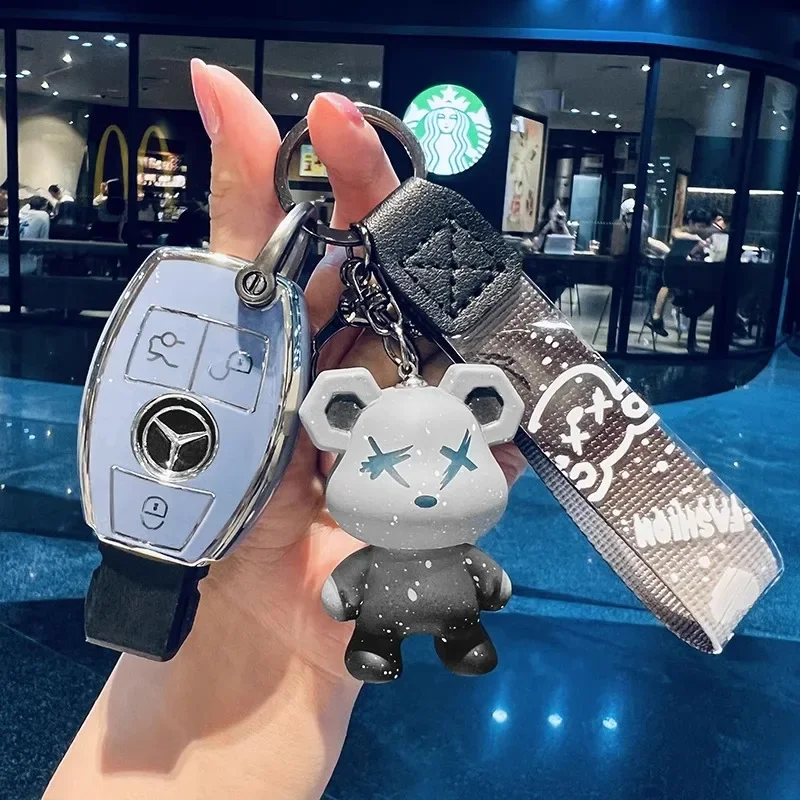 TPU Car Remote Key Case Cover Shell Fob For Mercedes Benz A B C E R Class GLS GLA GLK GLC CLS CLA AMG W204 W205 W212 W463 W176