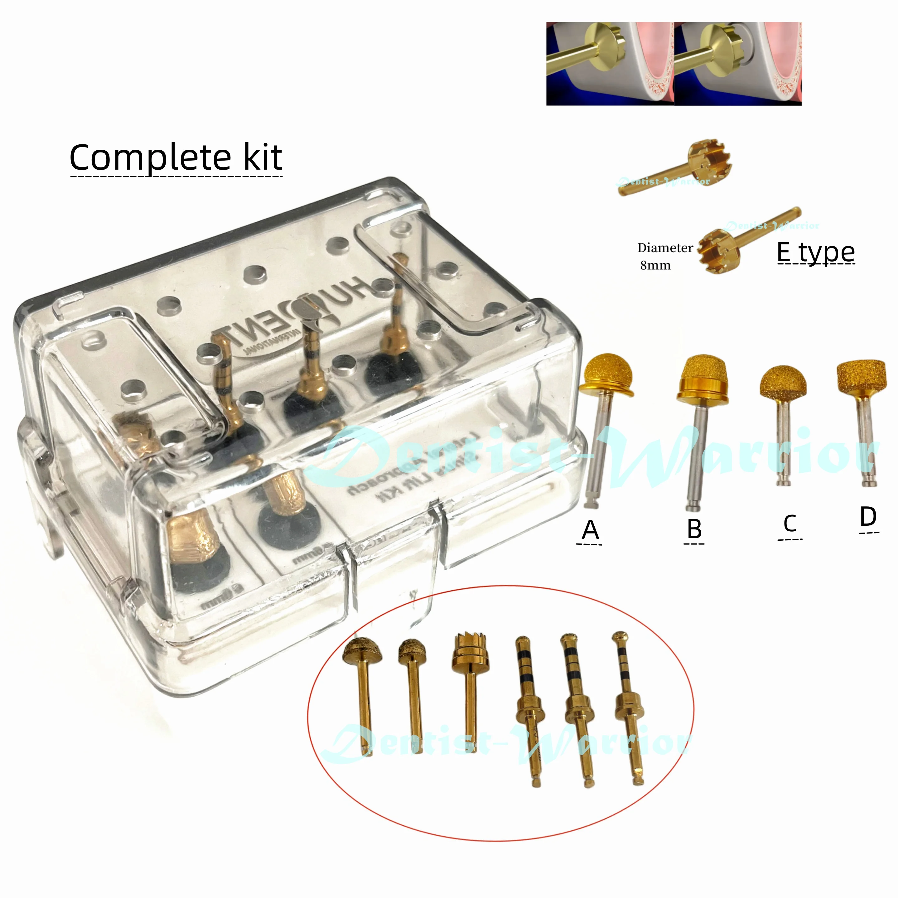 

Dental Sinus Lift Lateral Approach Trimmer Drill Cutter Burs Fits DASK Surgident